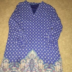 Preppy patterned dress